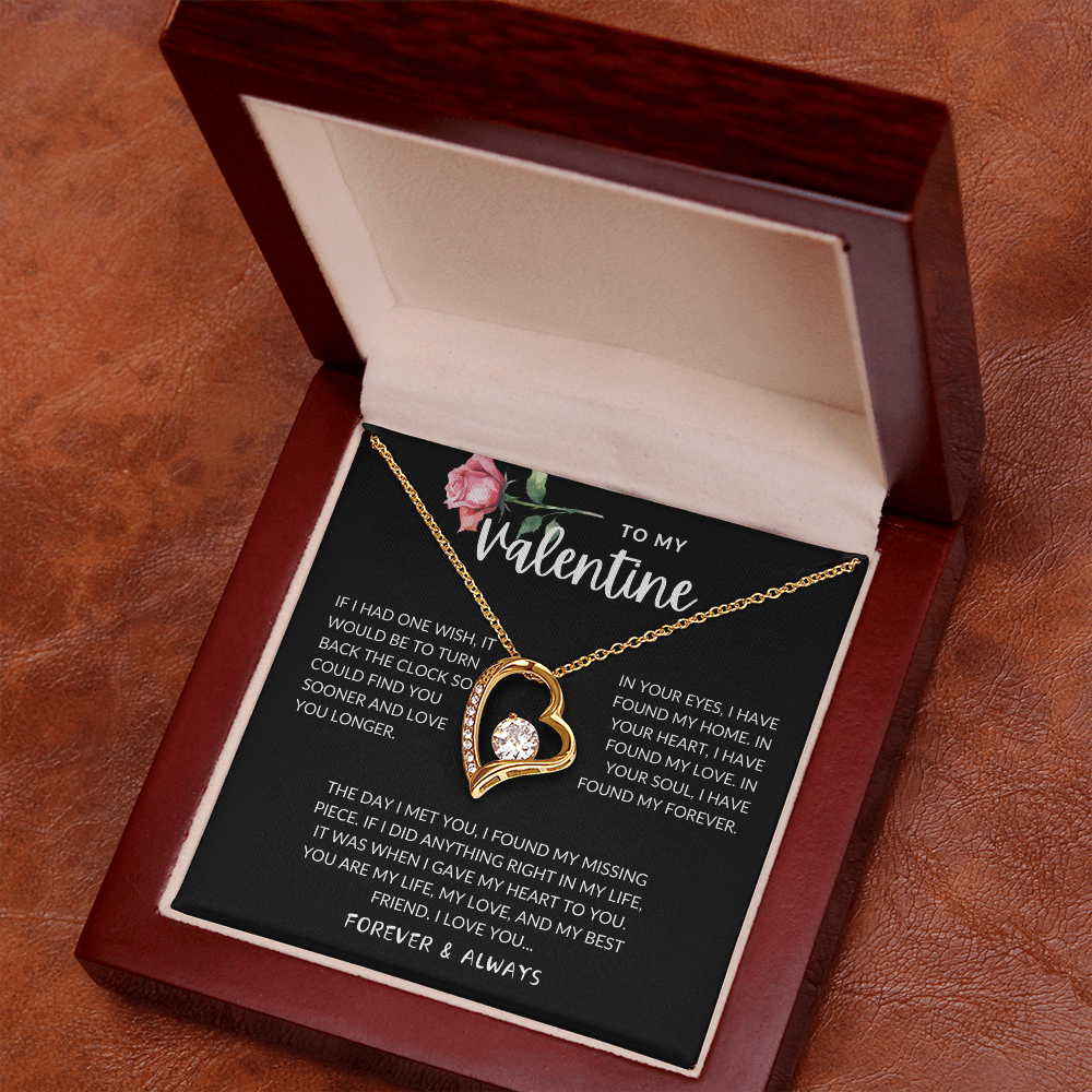 To My Valentine Forever Love Necklace