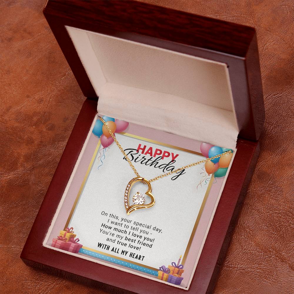 Happy Birthday - Forever Love Necklace