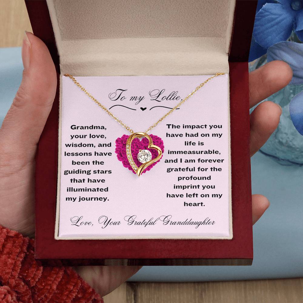 To Lollie Heart Forever Love Necklace