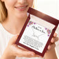 Mother-in-law Scripted Love Necklace