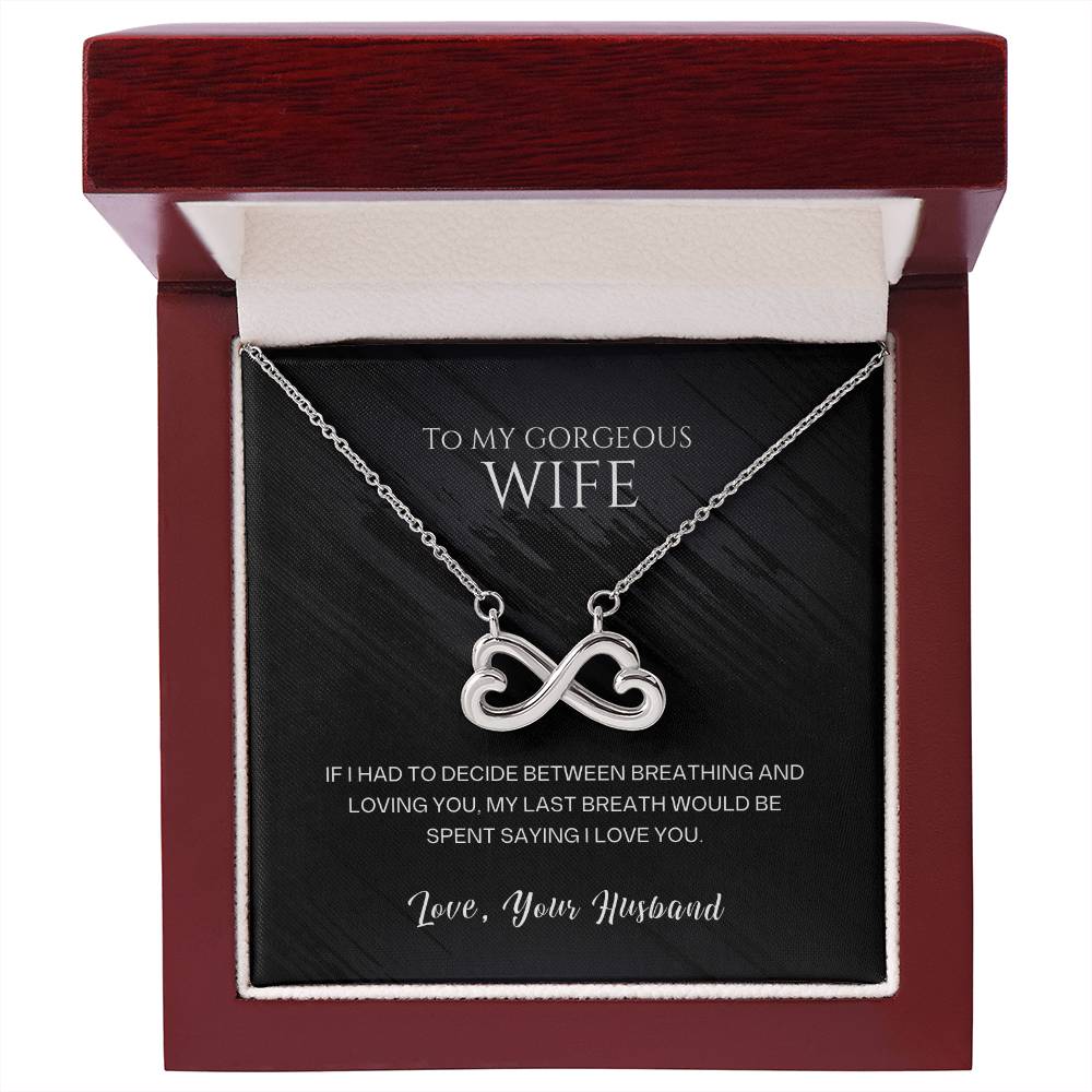 Romantic Endless Love Heart Necklace for Wife
