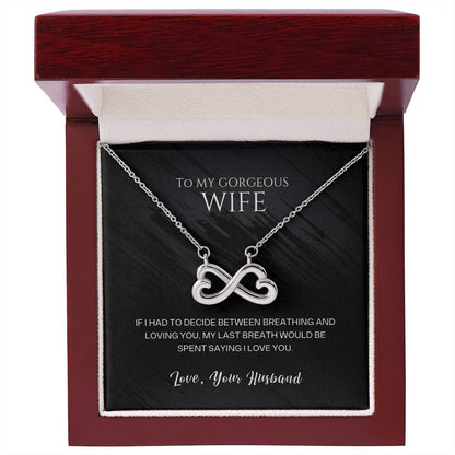 Romantic Endless Love Heart Necklace for Wife