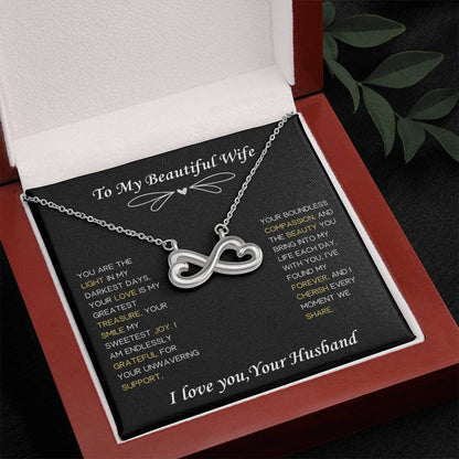 Endless Love Infinity Necklace for Wife