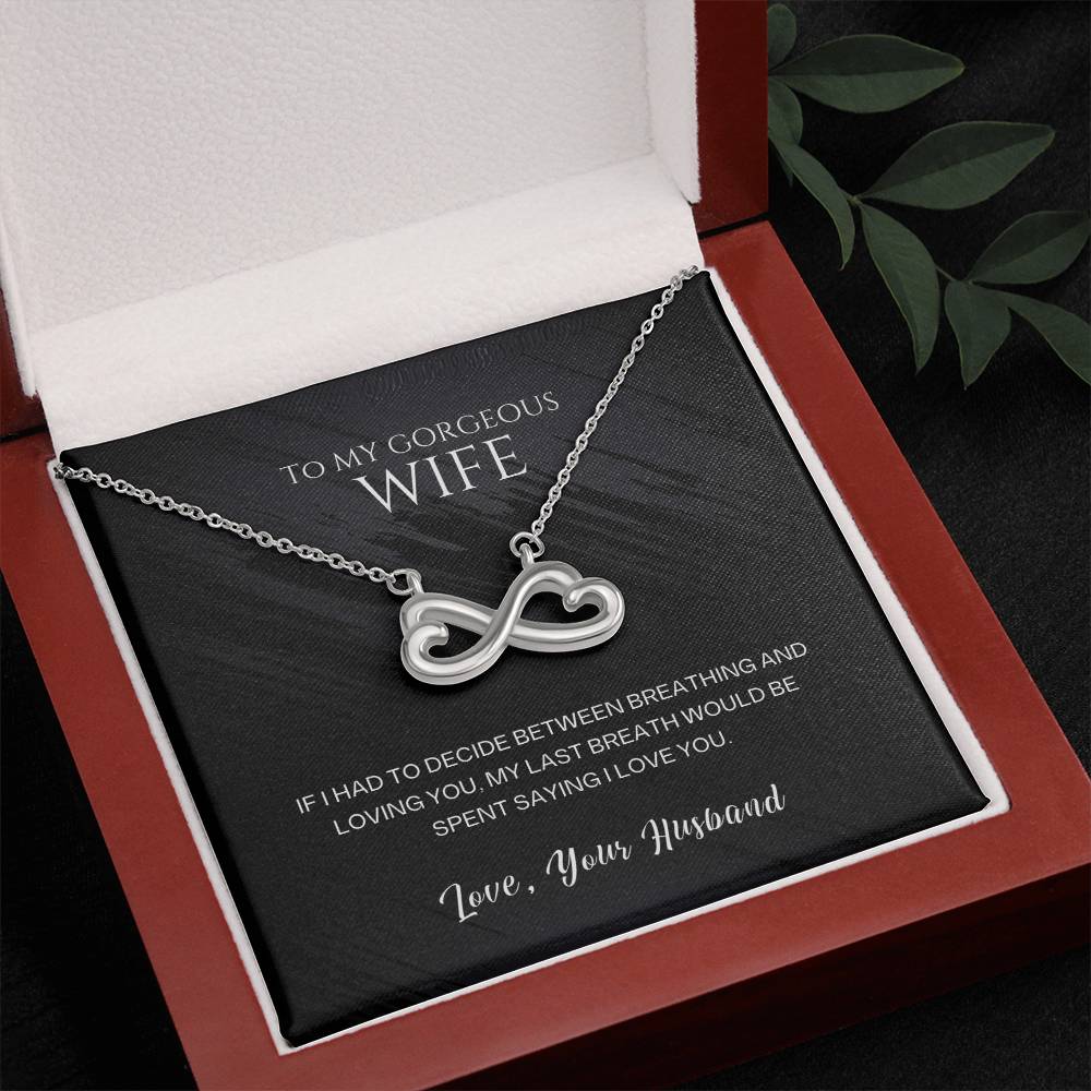 Romantic Endless Love Heart Necklace for Wife