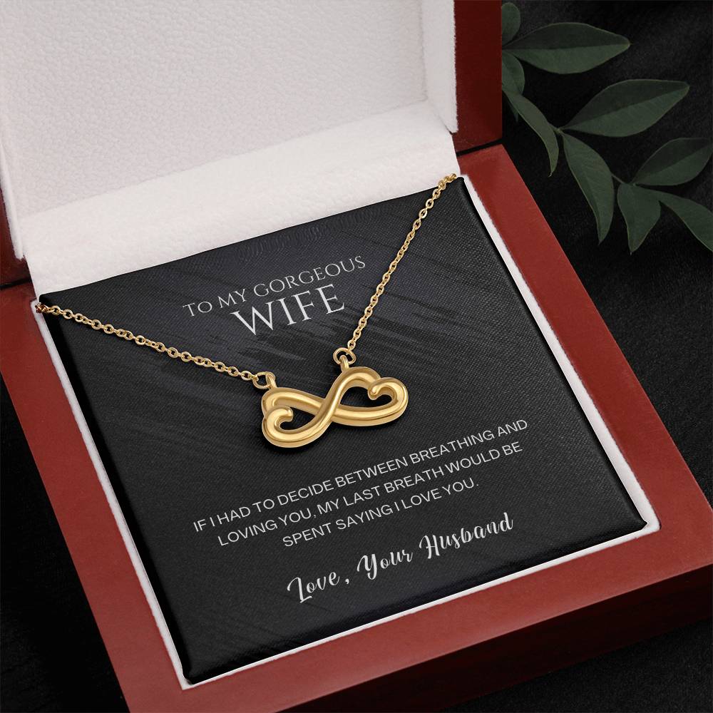 Romantic Endless Love Heart Necklace for Wife