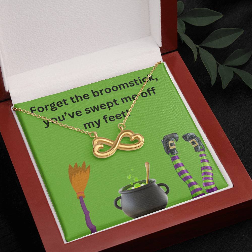 Swept Me Off My Feet Halloween Necklace