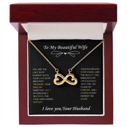 Endless Love Infinity Necklace for Wife