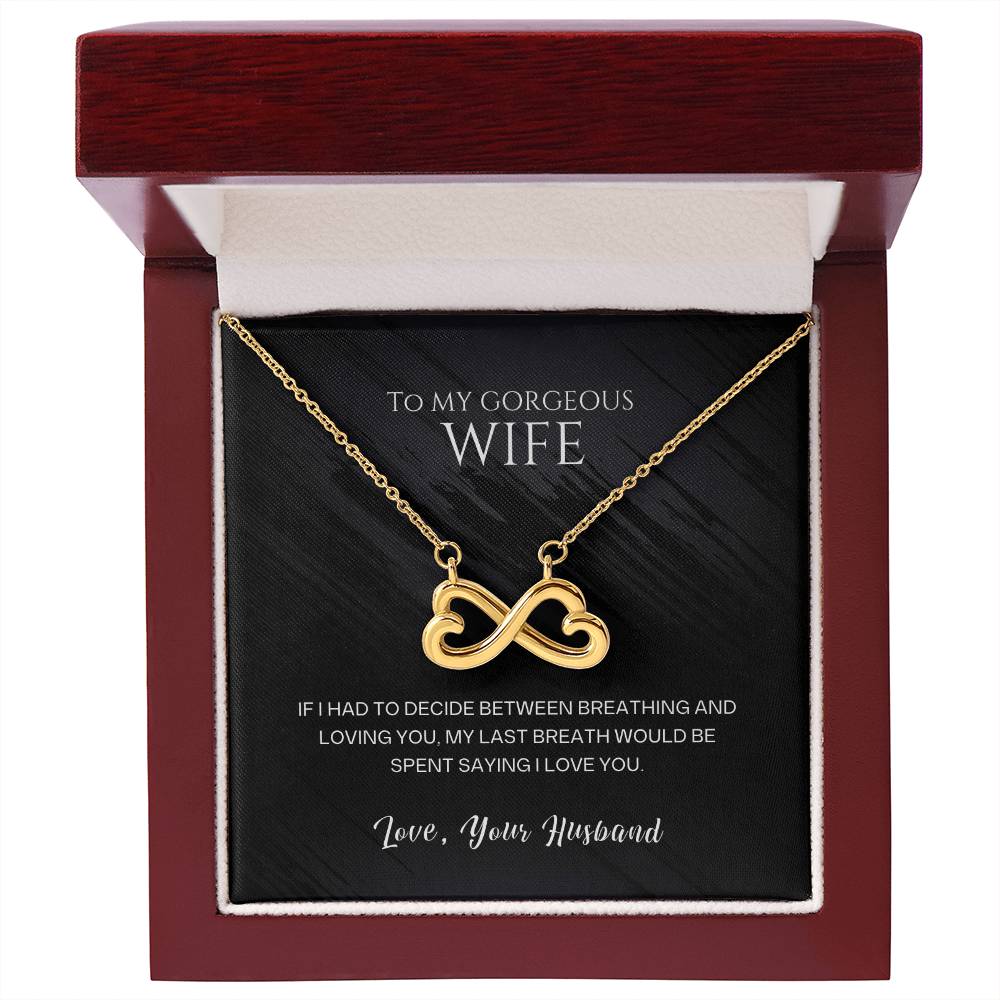 Romantic Endless Love Heart Necklace for Wife