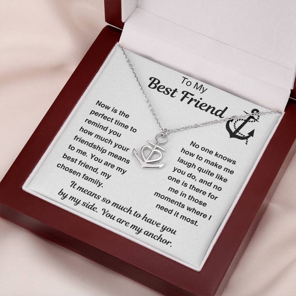 Best Friend Anchor Necklace