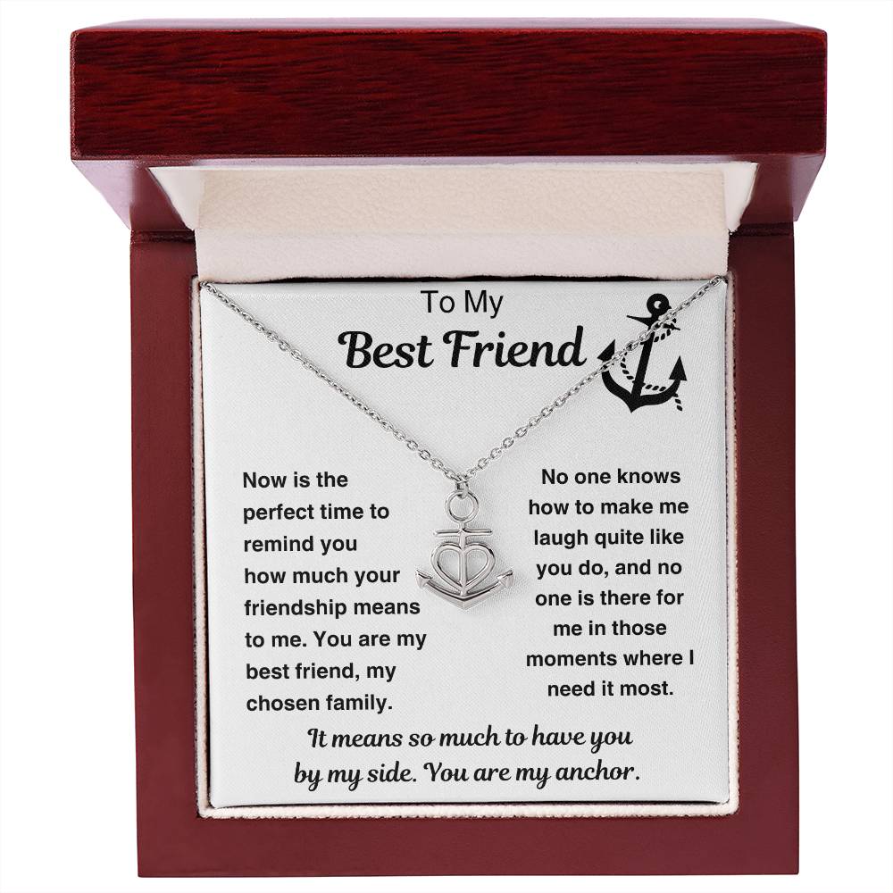 Best Friend Anchor Necklace