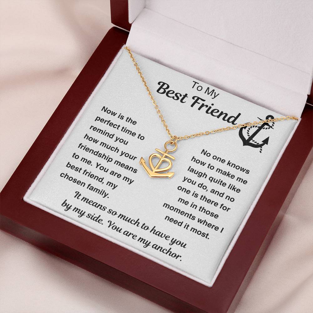 Best Friend Anchor Necklace