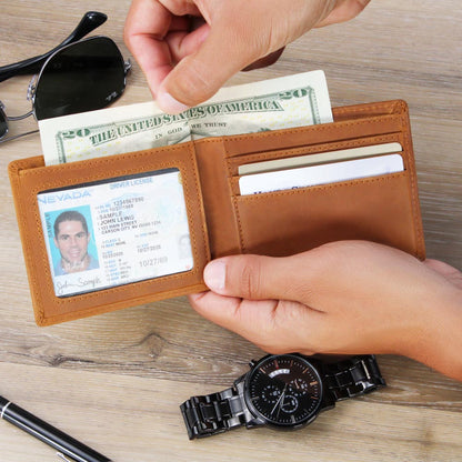 The Best Dad Leather Wallet