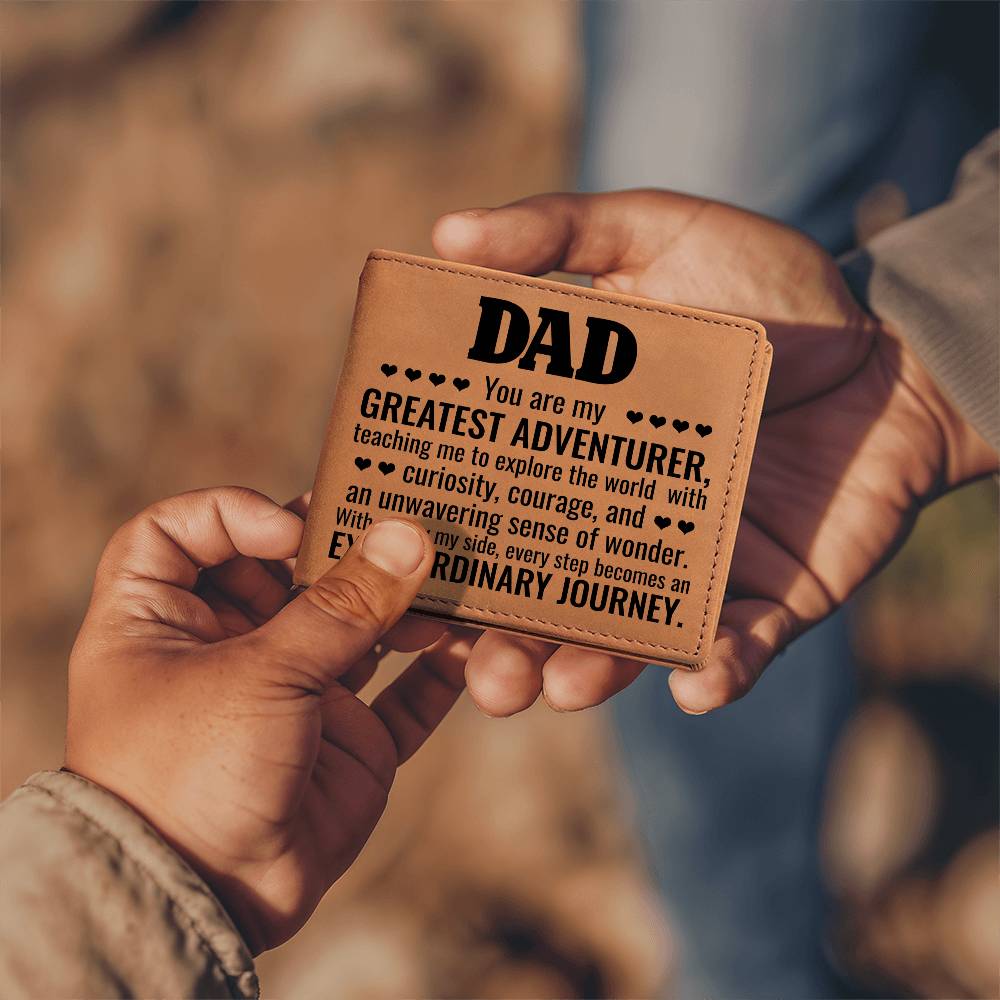 Adventurer Dad Leather Wallet