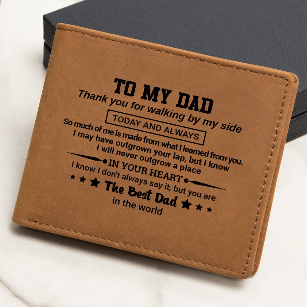 The Best Dad Leather Wallet