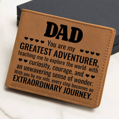 Adventurer Dad Leather Wallet