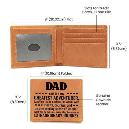 Adventurer Dad Leather Wallet