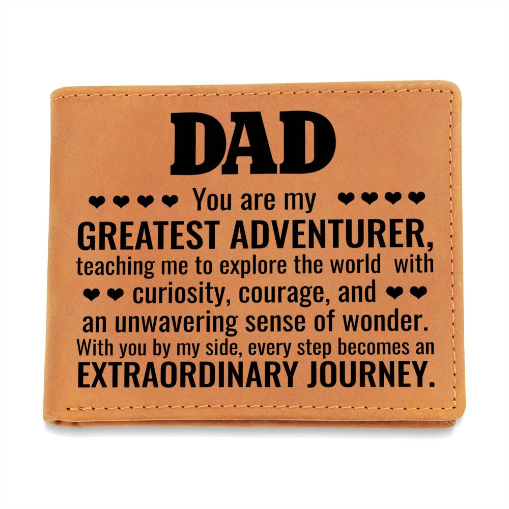 Adventurer Dad Leather Wallet