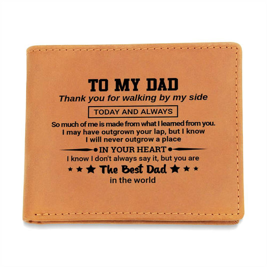 The Best Dad Leather Wallet