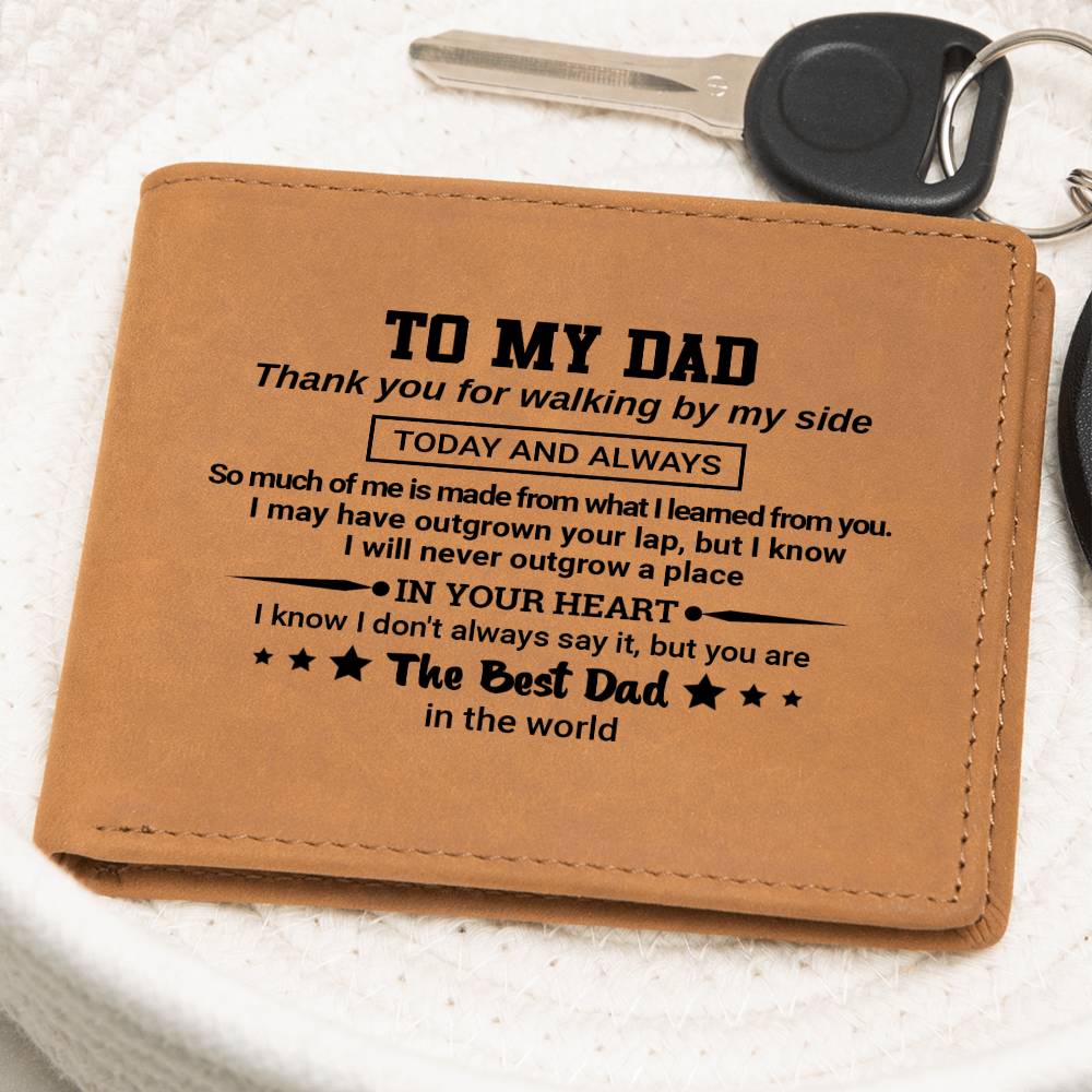 The Best Dad Leather Wallet