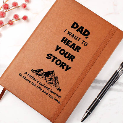 Dad's Story of His Life Leather Journal