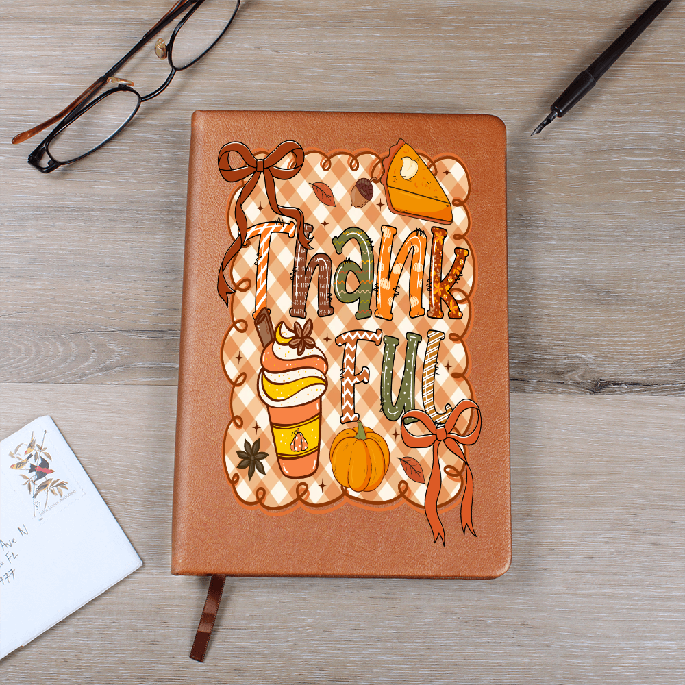 Thankful Leather Gratitude Journal
