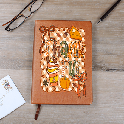 Thankful Leather Gratitude Journal