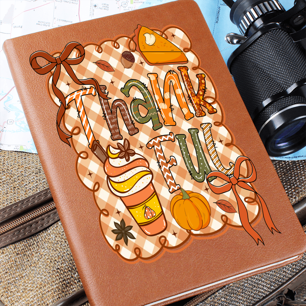 Thankful Leather Gratitude Journal