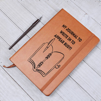 MY JOURNAL TO WRITE IN TO APPEAR BUSY FUNNY CO-WORKER