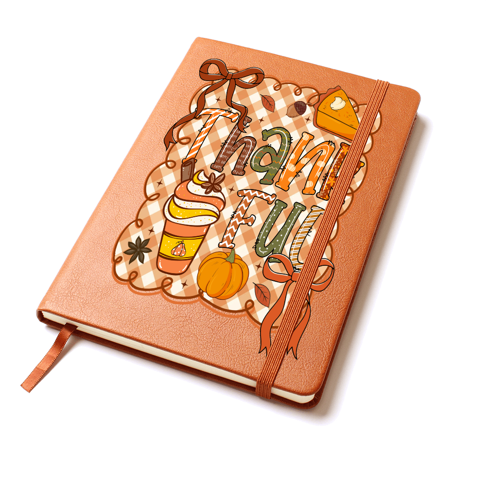Thankful Leather Gratitude Journal