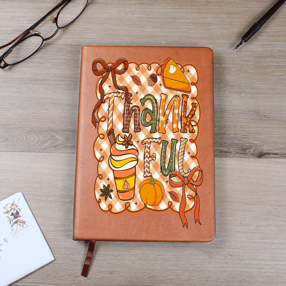 Thankful Leather Gratitude Journal