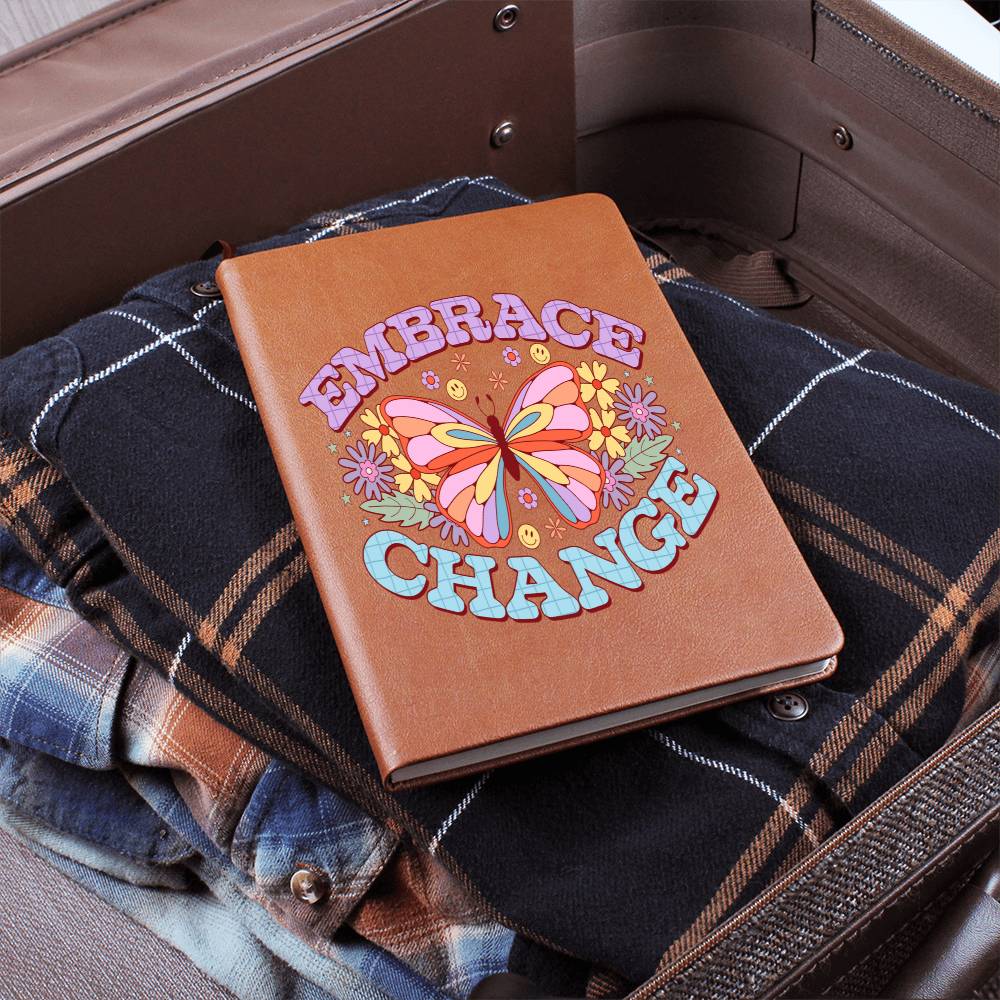 EMBRACE CHANGE LEATHER JOURNAL