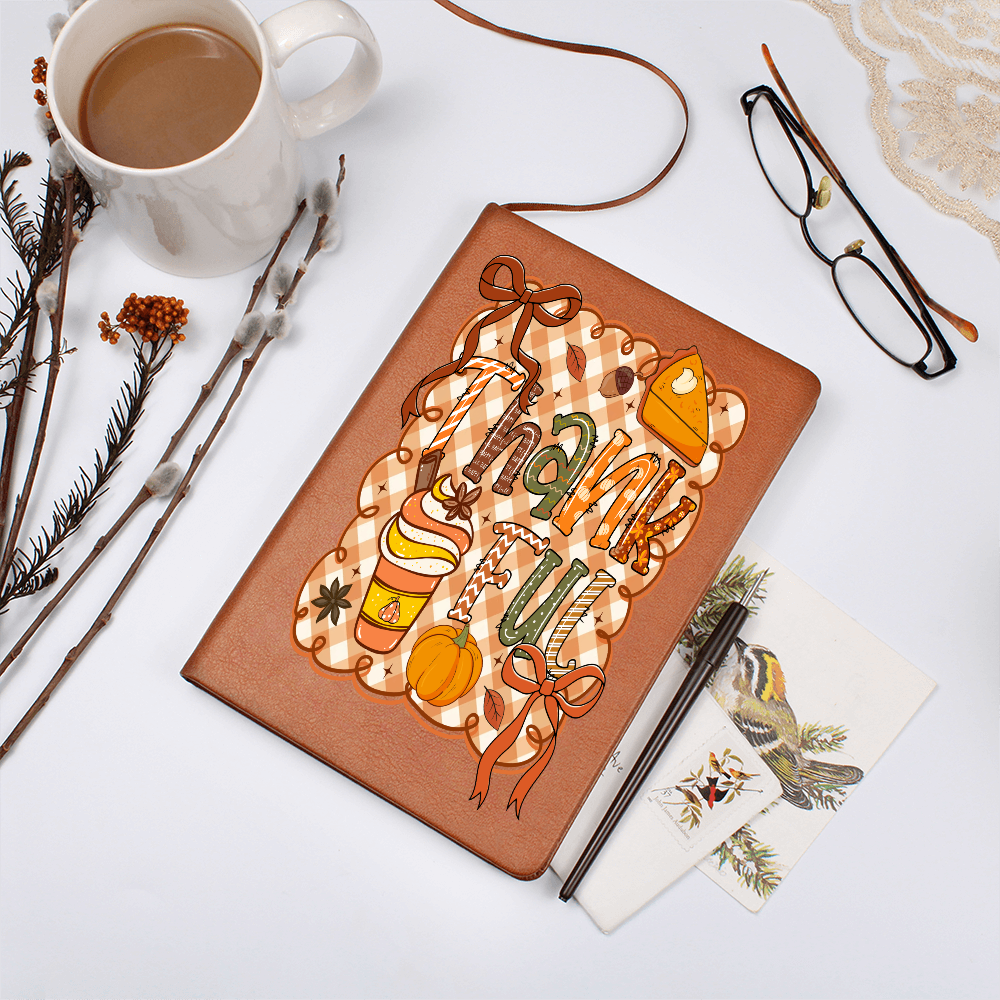 Thankful Leather Gratitude Journal