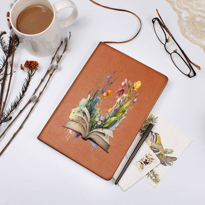 Book Bouquet Leather Journal