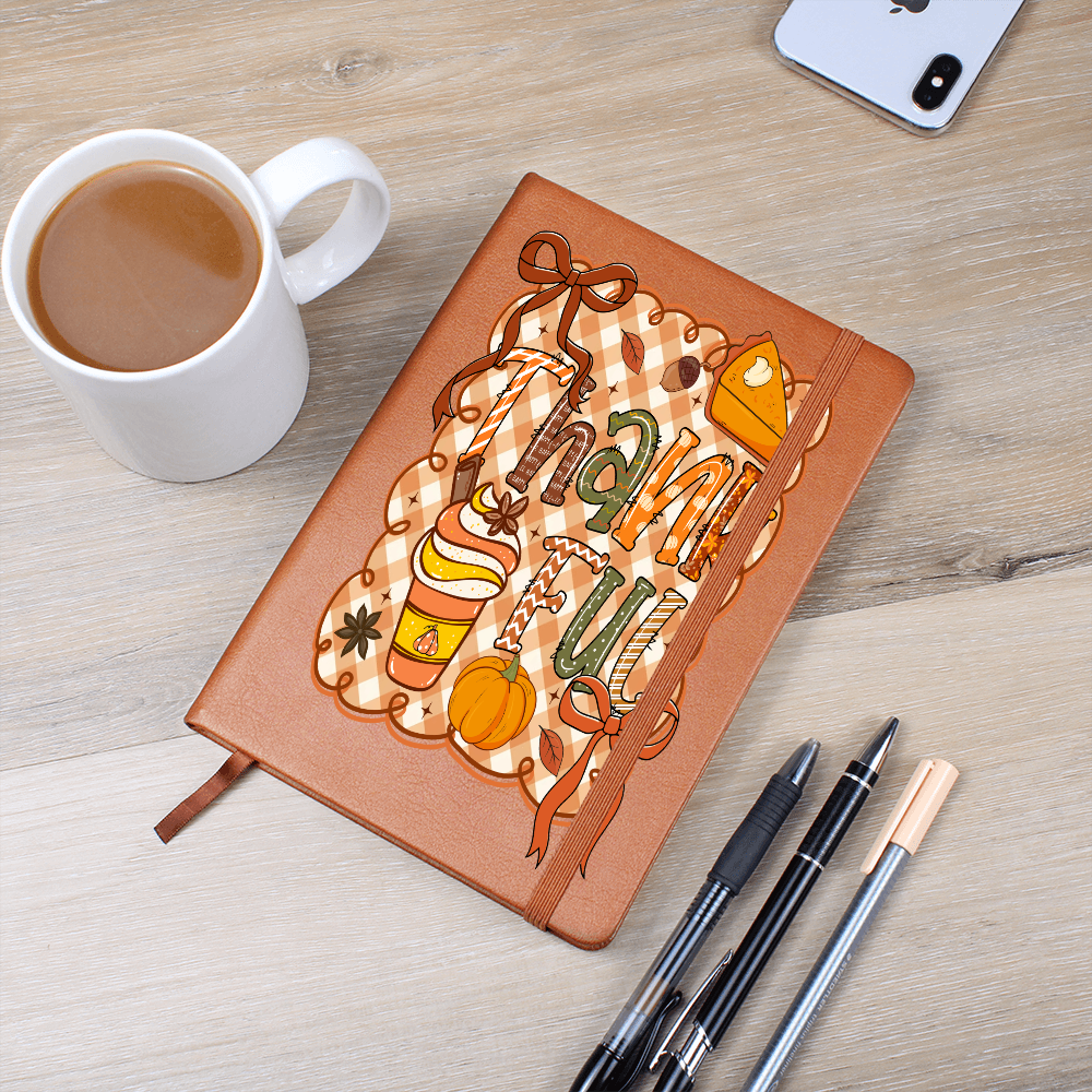 Thankful Leather Gratitude Journal