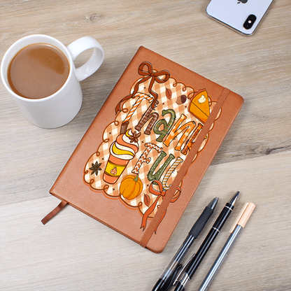 Thankful Leather Gratitude Journal