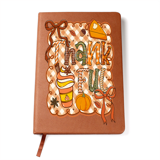 Thankful Leather Gratitude Journal