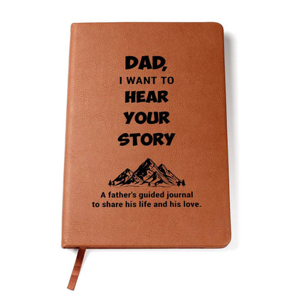 Dad's Story of His Life Leather Journal