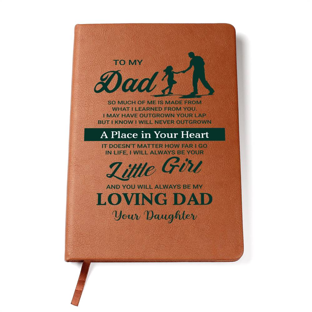 Dad Leather Journal from Daughter