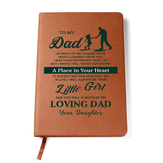 Dad Leather Journal from Daughter