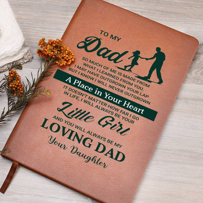 Dad Leather Journal from Daughter