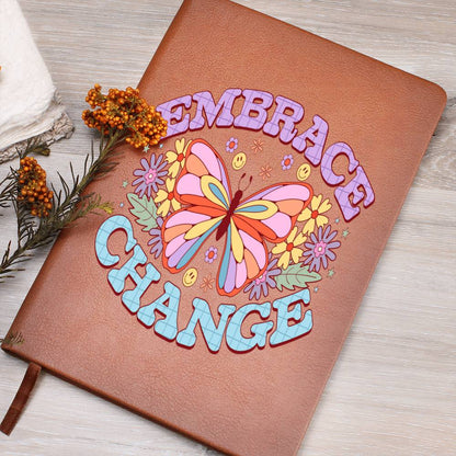 EMBRACE CHANGE LEATHER JOURNAL