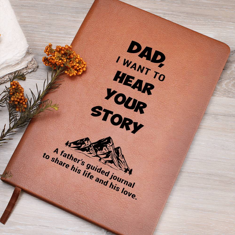 Dad's Story of His Life Leather Journal