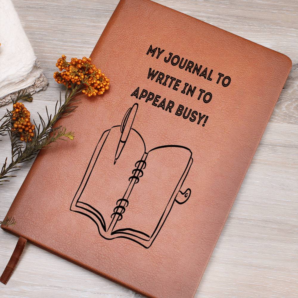 MY JOURNAL TO WRITE IN TO APPEAR BUSY FUNNY CO-WORKER