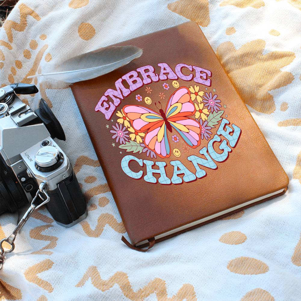 EMBRACE CHANGE LEATHER JOURNAL