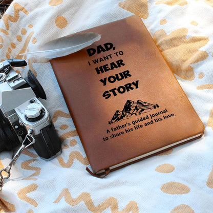 Dad's Story of His Life Leather Journal