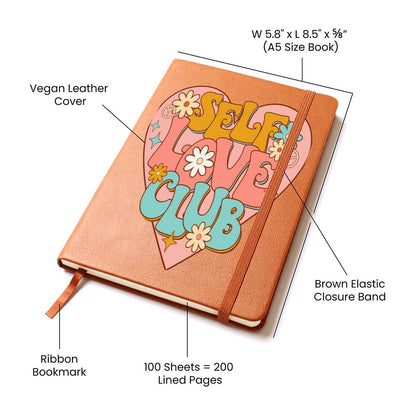 SELF LOVE CLUB LEATHER JOURNAL