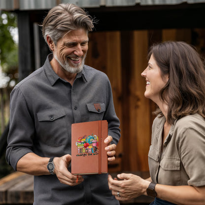 Teachers Change the World Leather Journal