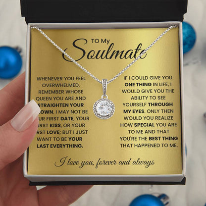 My Soulmate Forever and Always Eternal Necklace