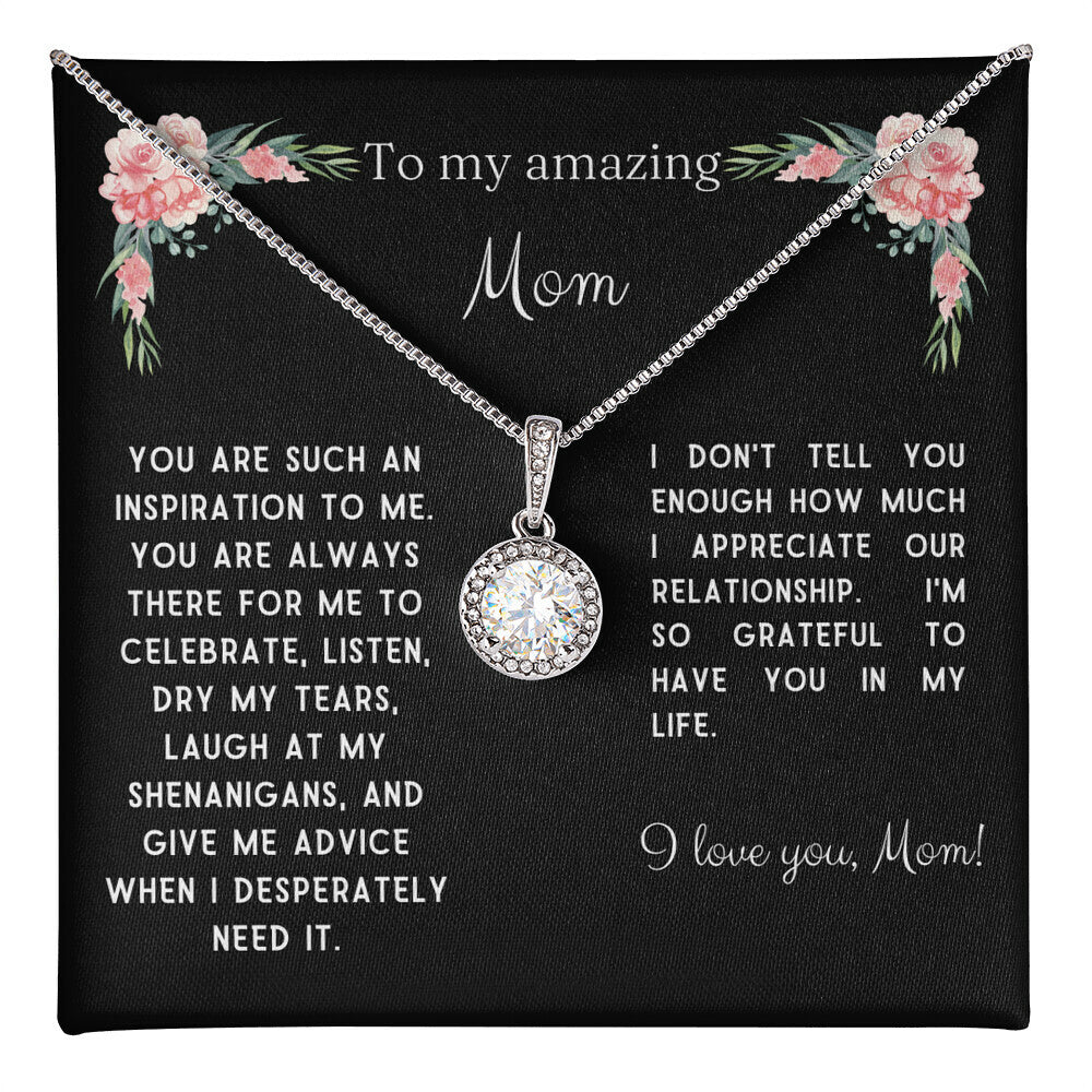 TO MY AMAZING MOM NECKLACE