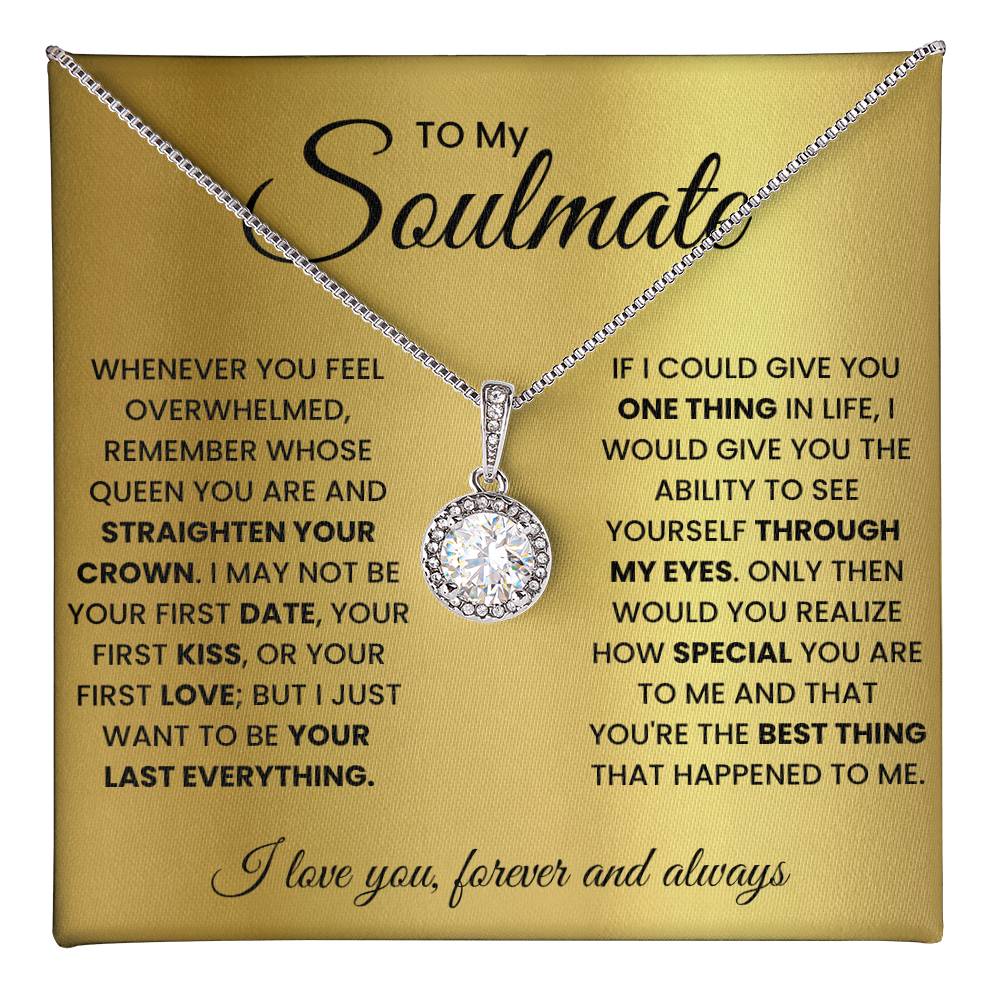 My Soulmate Forever and Always Eternal Necklace